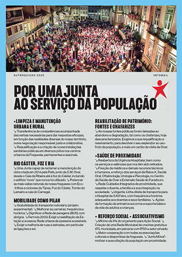 Manifesto Freguesia Ovar Bloco de Esquerda